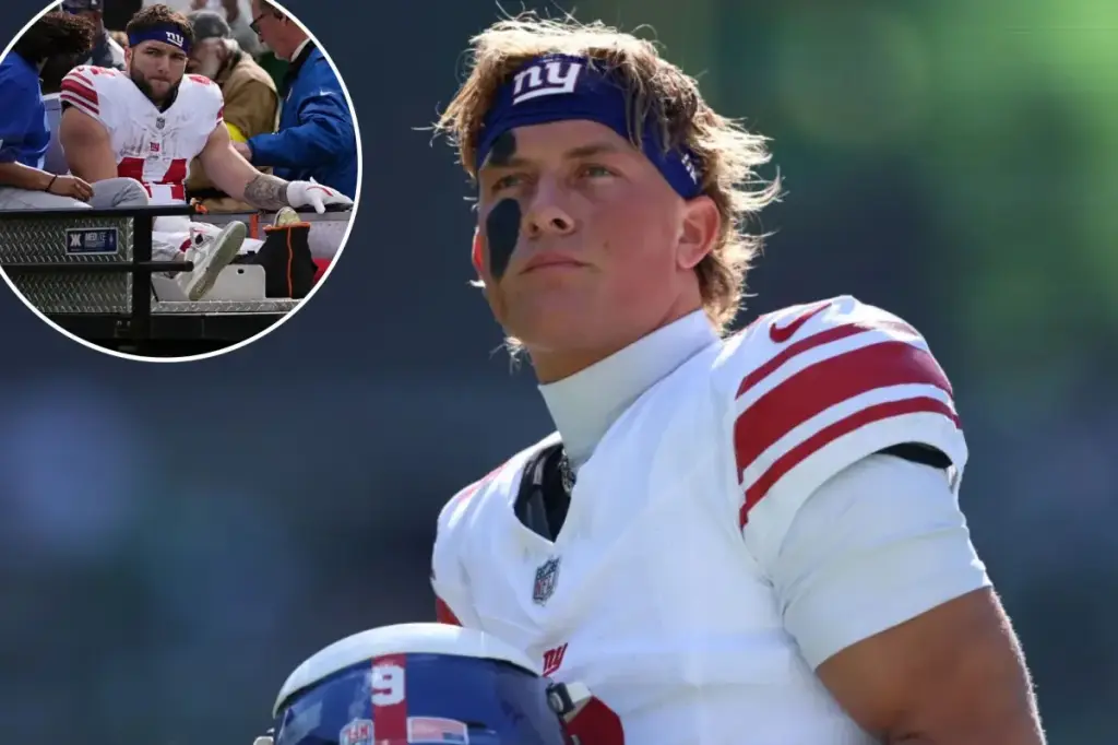 Jaxson Dart remains confident despite the Giants' offensive struggles.