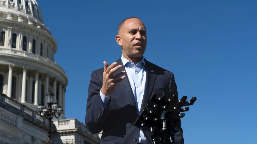 Jeffries: Trump AI feces video 'deeply unserious, deeply unpresidential'