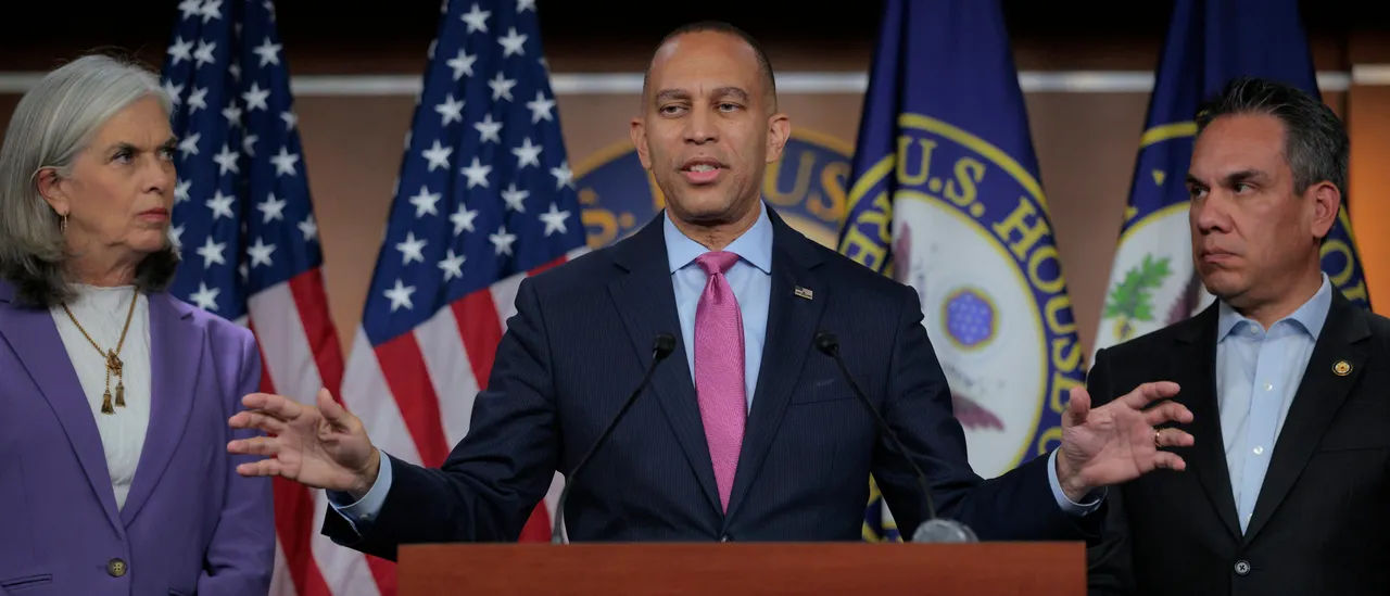 Jeffries Would Have Had a More Positive Experience Running Down Pennsylvania Ave in a MAGA Hat Than Streaming That Awkward Moment