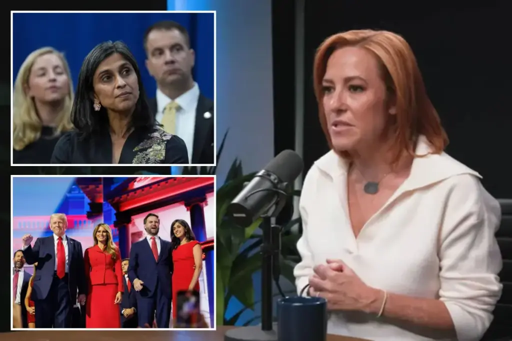 Jen Psaki makes light of Usha Vance's fear of her VP husband — criticized for 'offensive' remarks