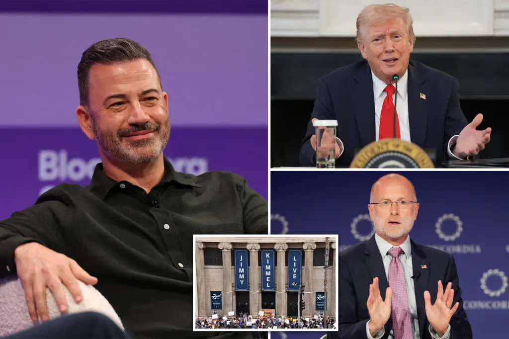 Jimmy Kimmel expressed his willingness to host Trump on his show and his lack of interest in FCC chair Carr.