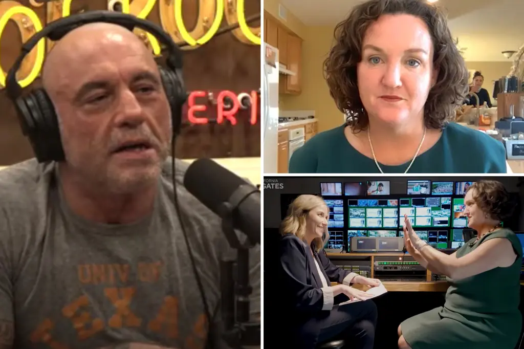 Joe Rogan criticizes Katie Porter for her viral outbursts.