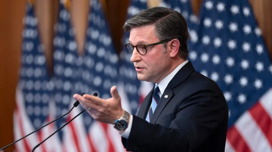 Johnson: Not swearing in Democrat is unrelated to Epstein documents