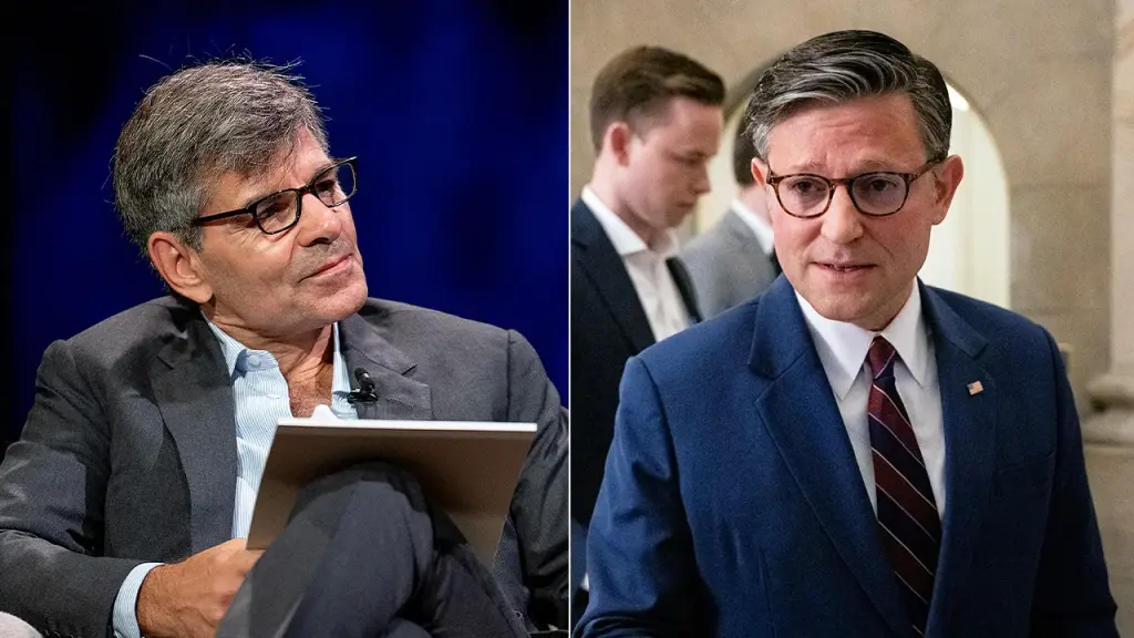 Johnson clashed with Stephanopoulos on government shutdown and healthcare issues