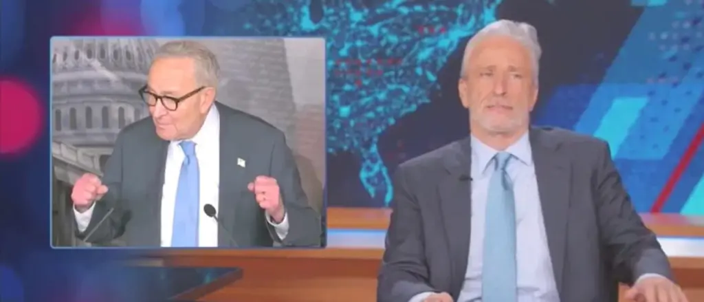 Jon Stewart Mocks Chuck Schumer for His Shutdown Messaging