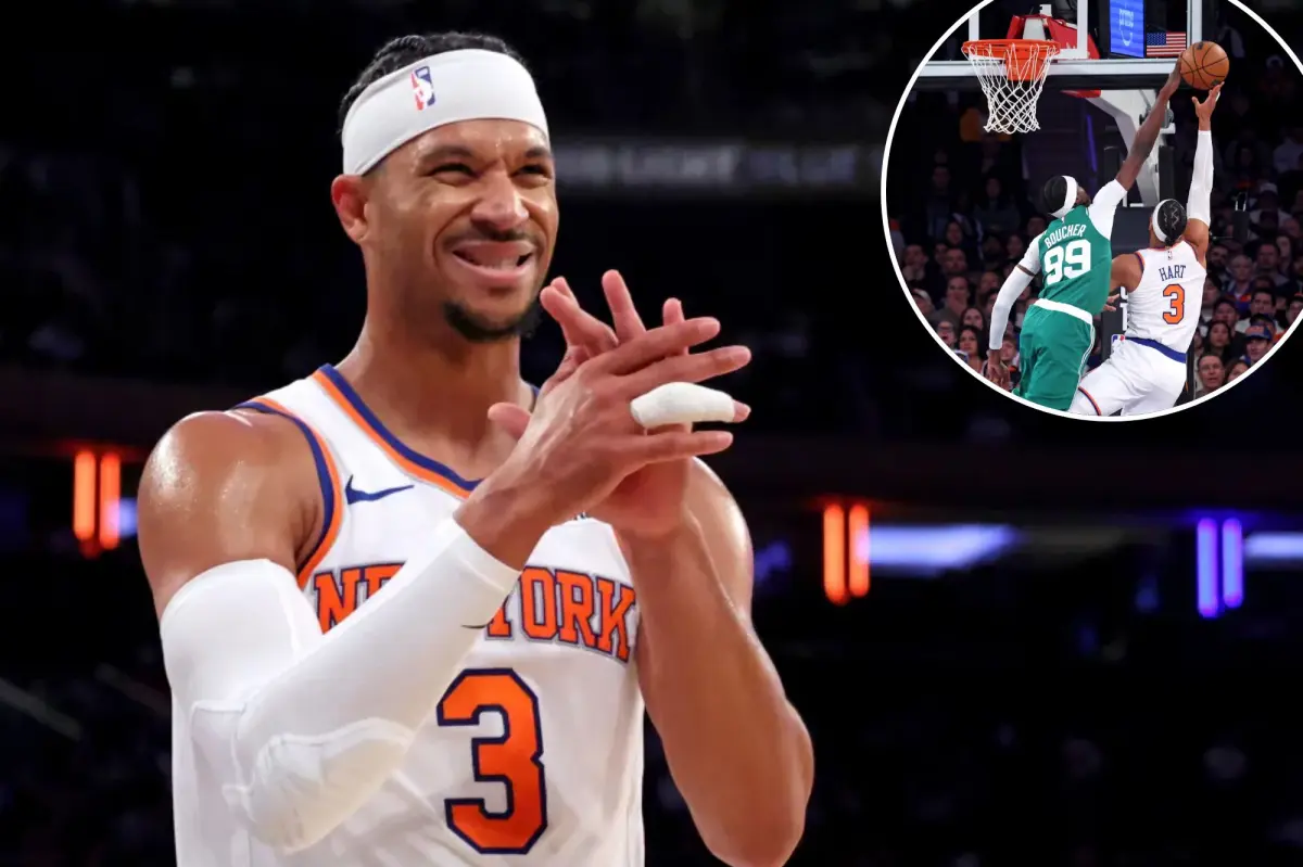 Josh Hart is not thinking about surgery while he adapts to his role with the Knicks.