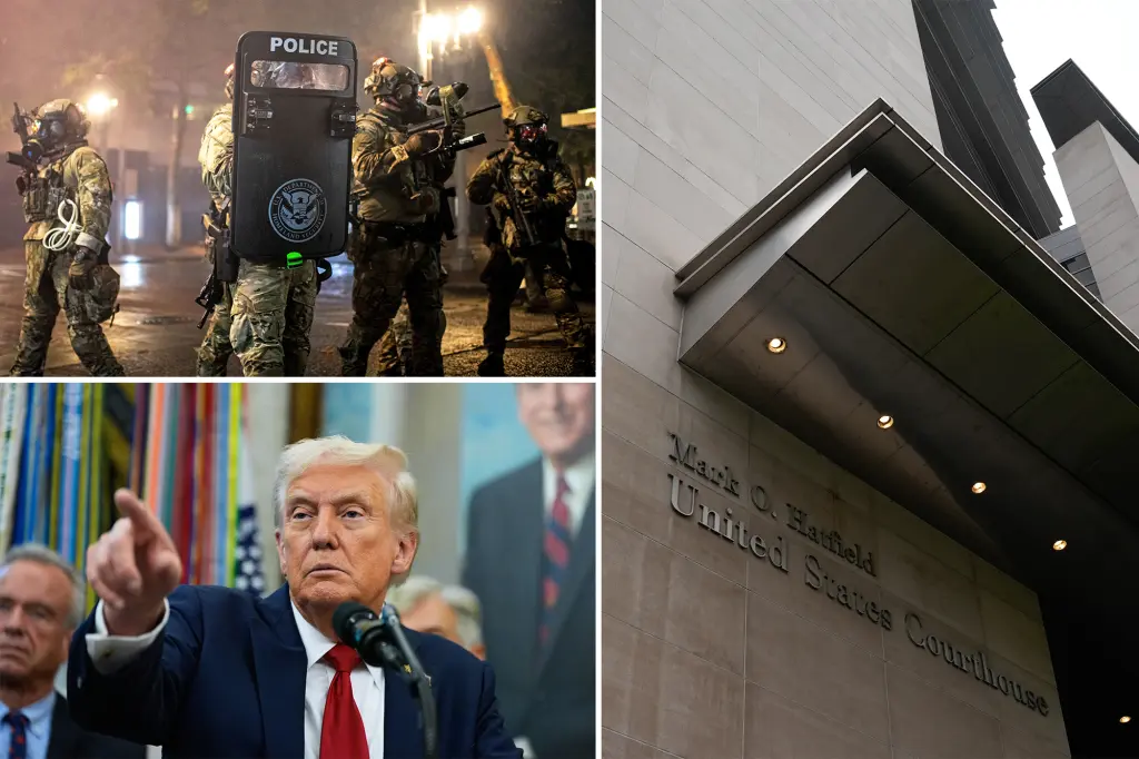 Judge stops Trump administration from deploying troops to Portland