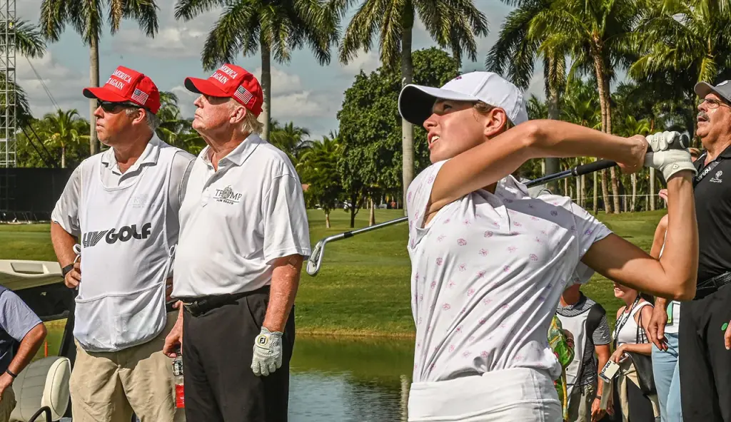 Kai Trump minimizes golfing with the President: 'He's my grandfather'