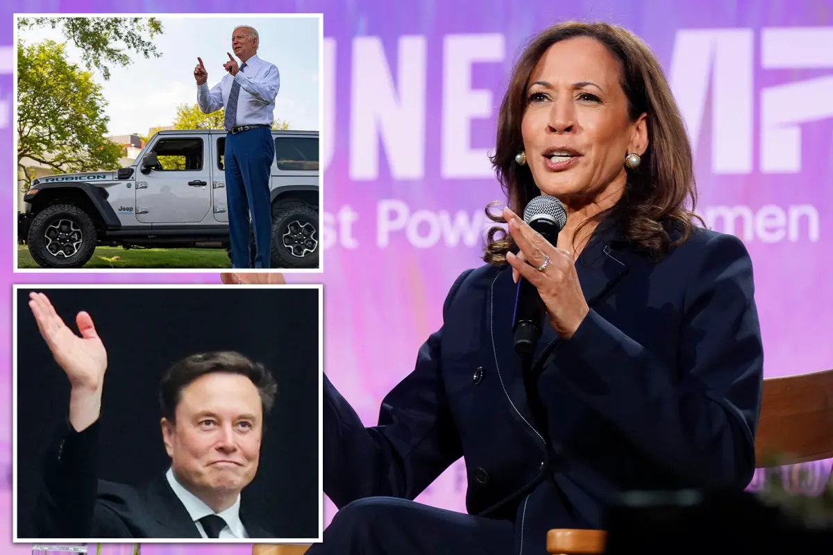 Kamala Harris takes issue with Joe Biden for ignoring Elon Musk in 2021.