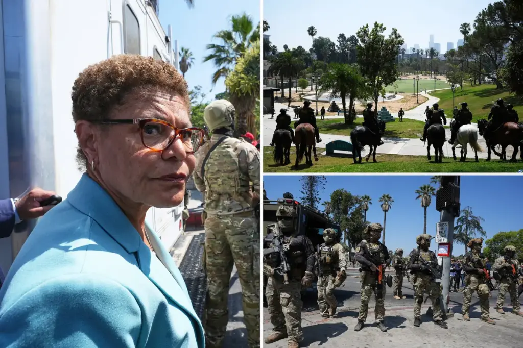 Karen Bass supports a $2.3M initiative to improve MacArthur Park following criticism of an ICE operation.