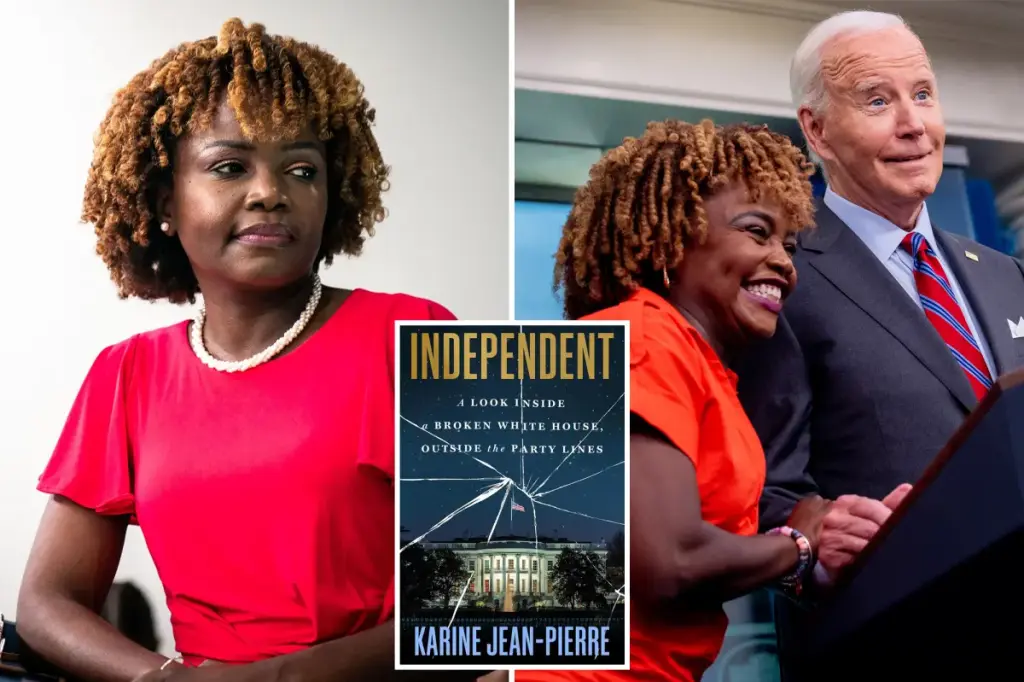 Karine Jean-Pierre states she could no longer identify as a Democrat due to the party's poor treatment of Biden.