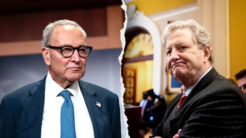 Kennedy claims Schumer is creating a 'political shutdown' to satisfy the far-left.