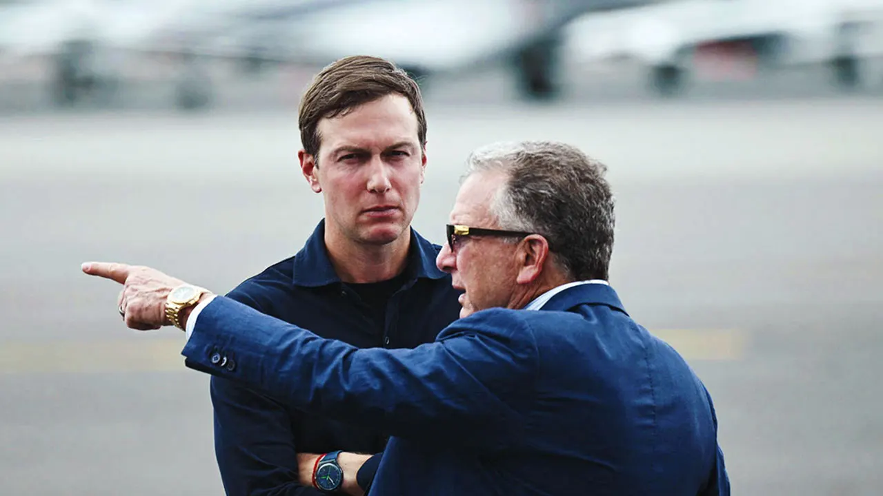 Kushner goes back to the Middle East to negotiate a peace agreement between Israel and Hamas.