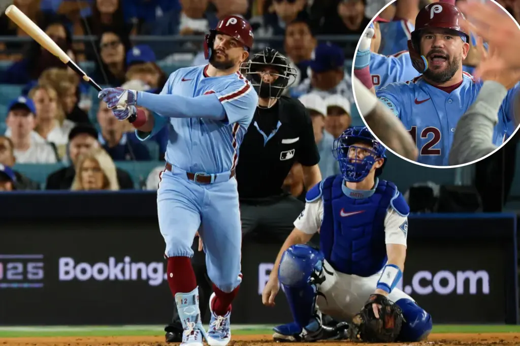 Kyle Schwarber hits two home runs to lead the Phillies over the Dodgers