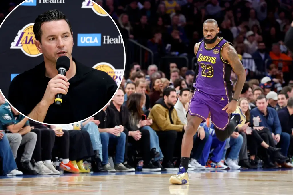 LeBron James' team conveyed a careful message to the Lakers