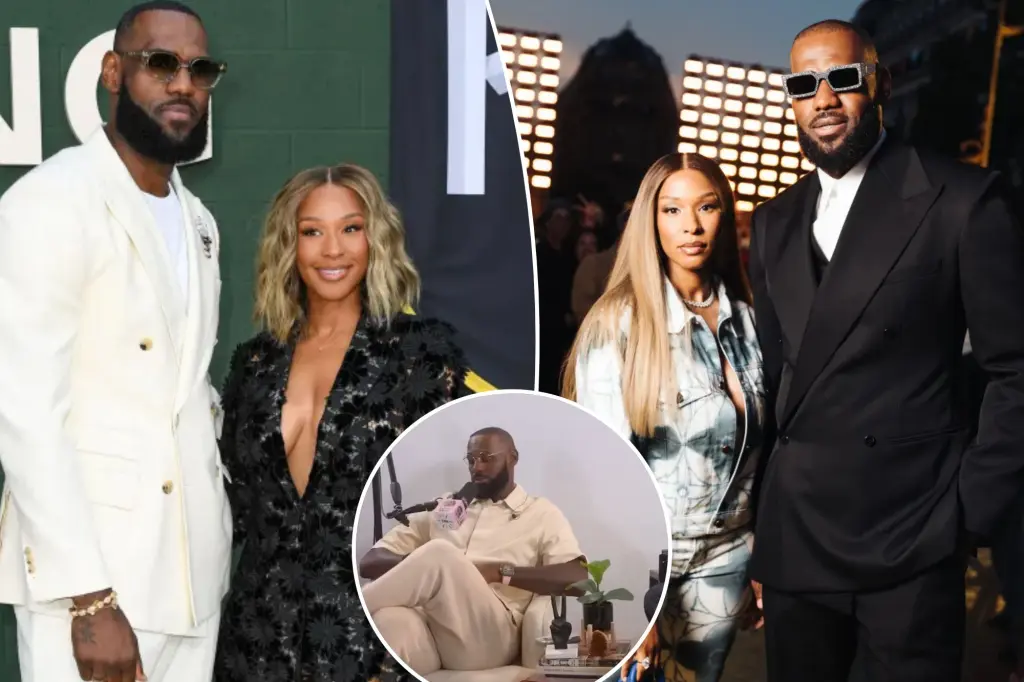 LeBron James will do whatever it takes to defend his marriage.