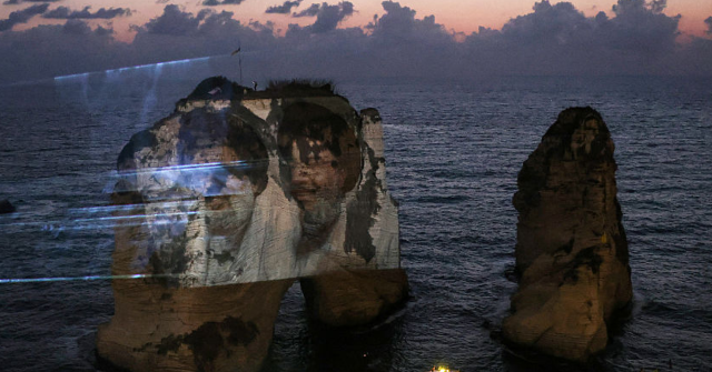 Lebanon Halts NGO Tied to Hezbollah for Displaying Images of Terrorist Leaders on Famous Ocean Site