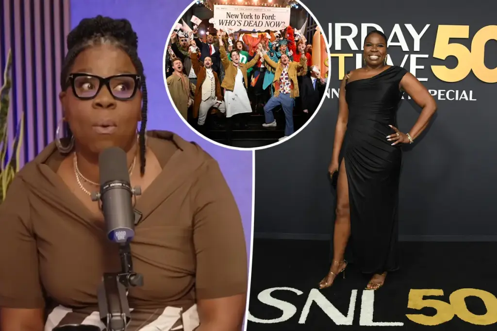 Leslie Jones from SNL recounts her experience with a director at the SNL 50 celebration.