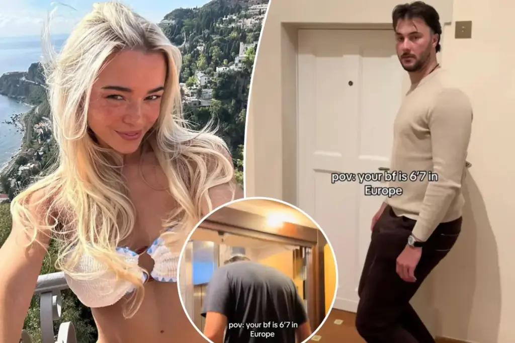 Livvy Dunne highlights Paul Skenes' height issues in video from Europe