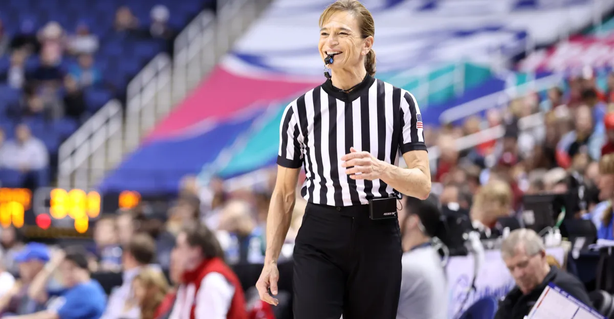 Longtime referee joins as rules analyst for women's college basketball.