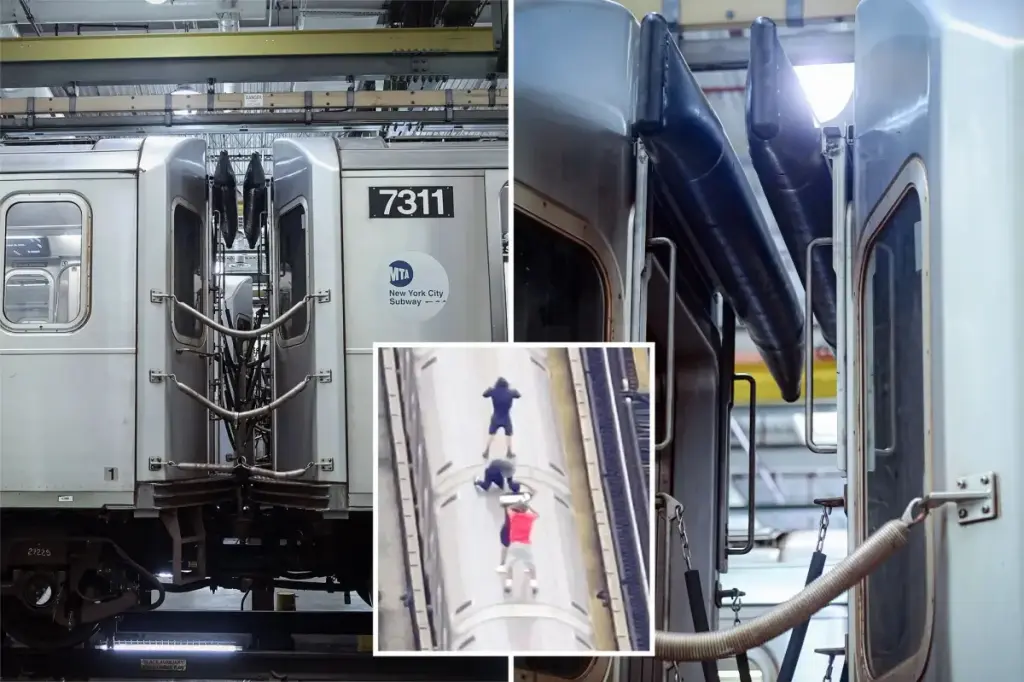 MTA increases use of barriers to stop subway surfing in NYC