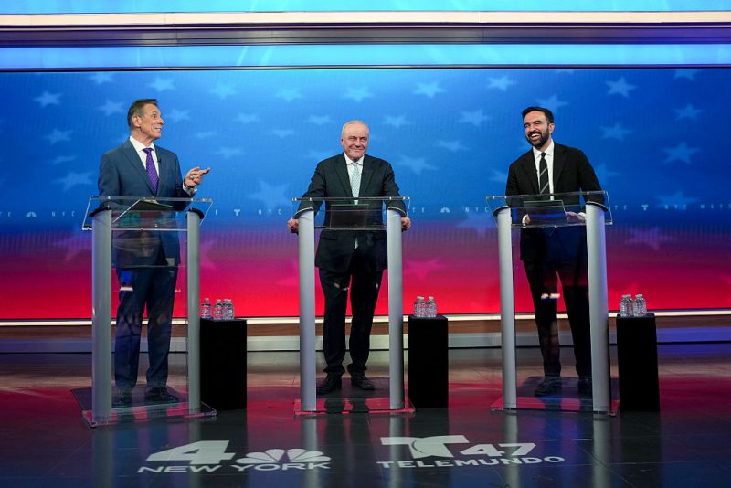 Mamdani, Cuomo, and Sliwa compete in the initial NYC mayoral debate
