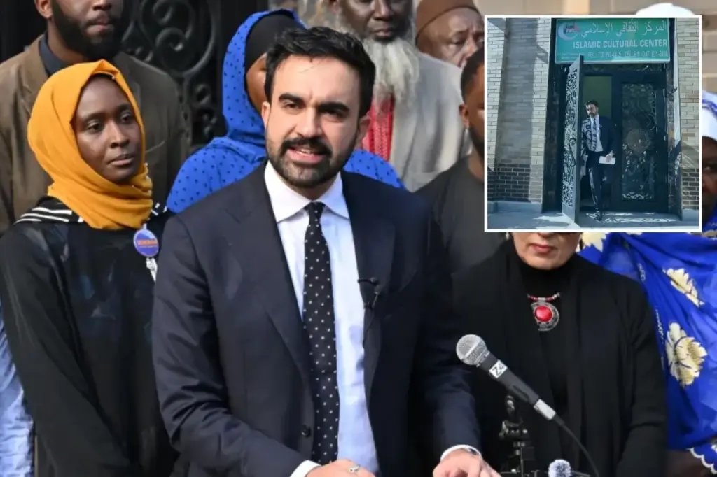 Mamdani becomes emotional while remembering his Muslim aunt's anxieties after 9/11 and pledges to openly embrace his faith.