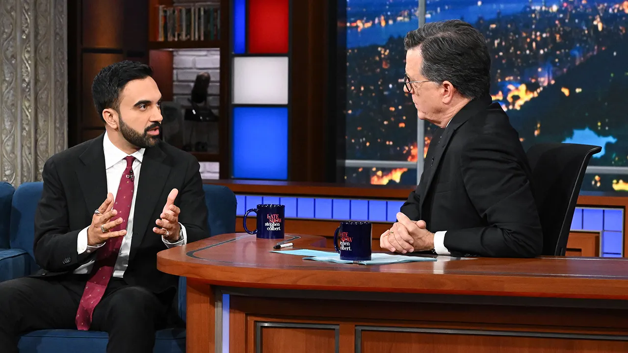 Mamdani criticizes Colbert show for suggesting a 'game' to talk about the Israel-Hamas conflict