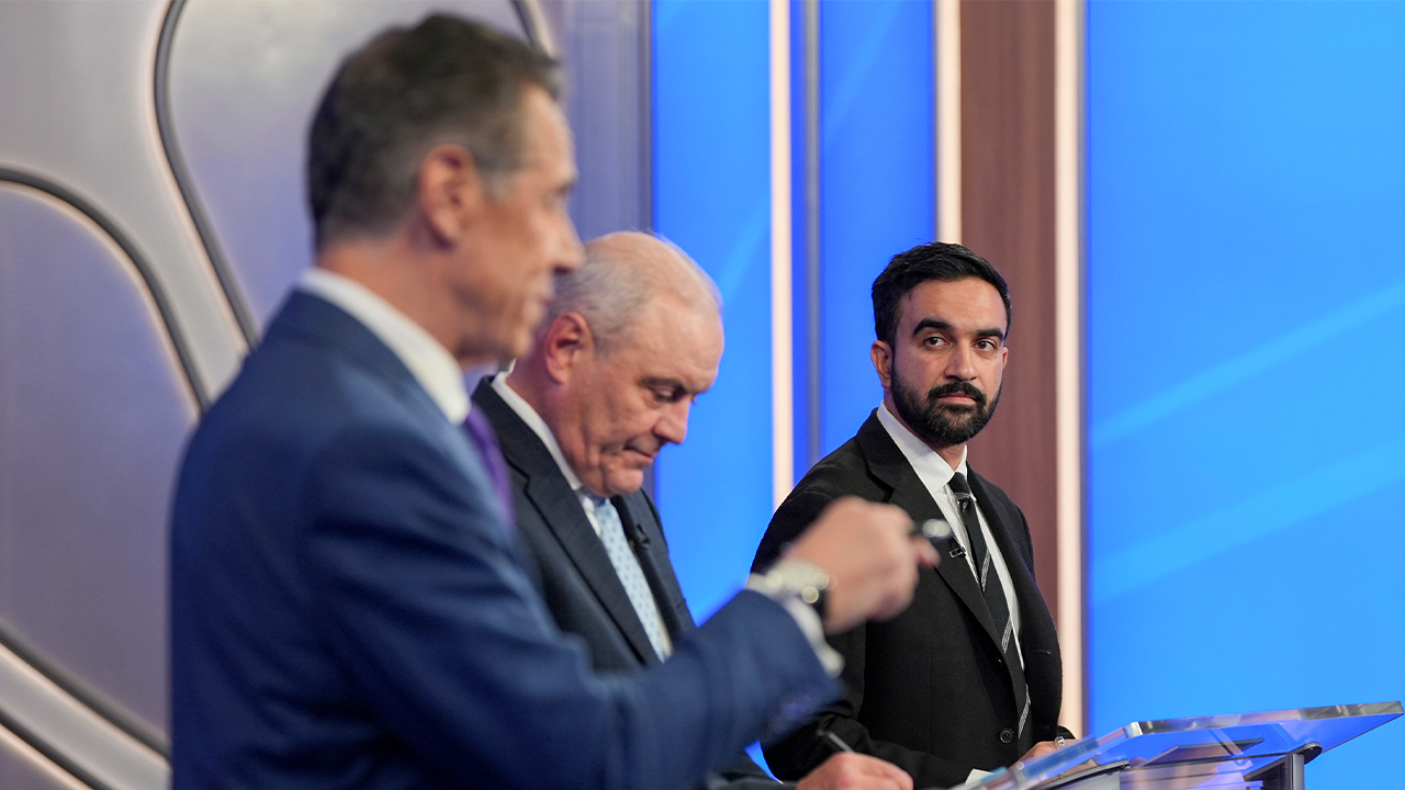 Mamdani endures tough challenges from rivals during the debate while heading the race.