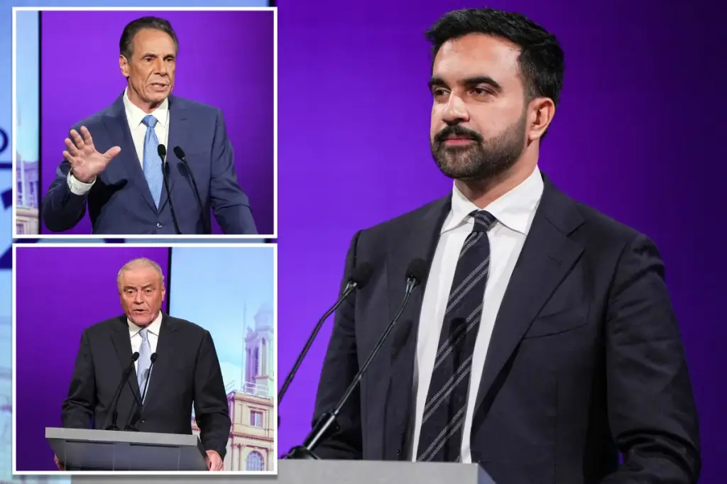 Mamdani struggles to provide details as Cuomo and Sliwa consistently challenge him during intense NYC mayoral debate