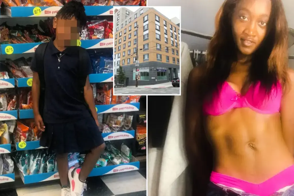 Man in New York City assaulted ex-partner's 12-year-old daughter with a needle and fork, leaving a 'sharp object' lodged in her brain, according to prosecutors.