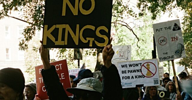 Man in Trump Inflatable Costume Reportedly Assaulted at No Kings Rally