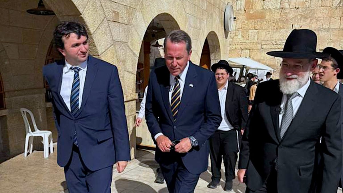 Mark Walker, the nominee for religious freedom ambassador, travels to Israel