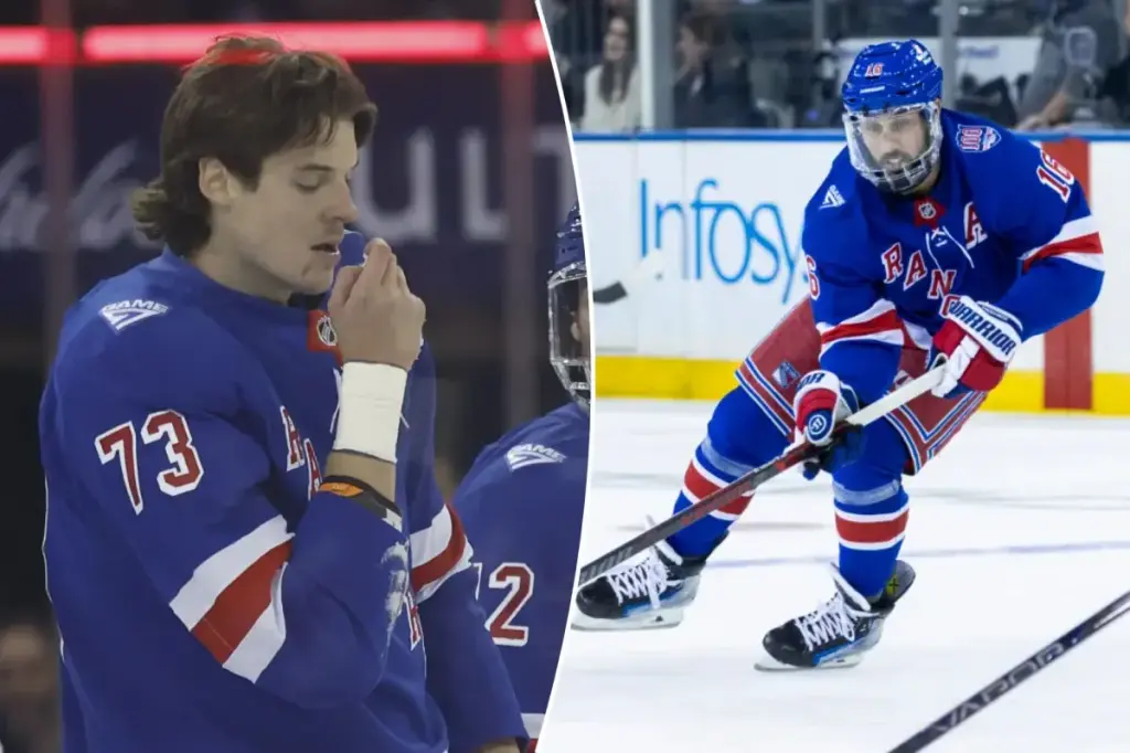 Matt Rempe and Vincent Trocheck will not be traveling with the Rangers to the West Coast.