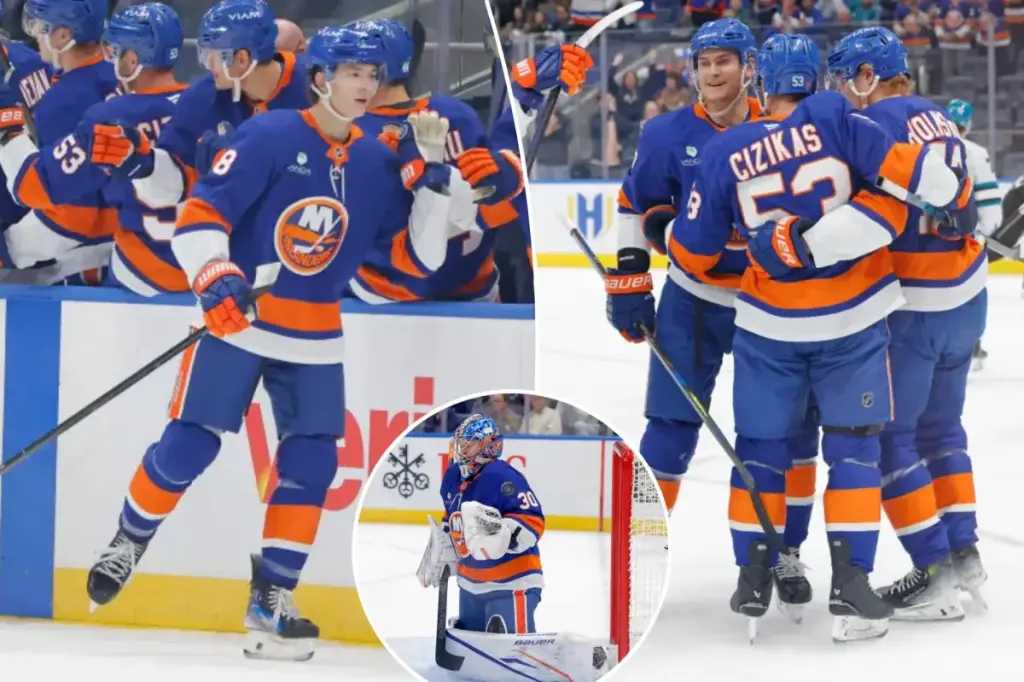 Matthew Schaefer shines as Islanders defeat Sharks