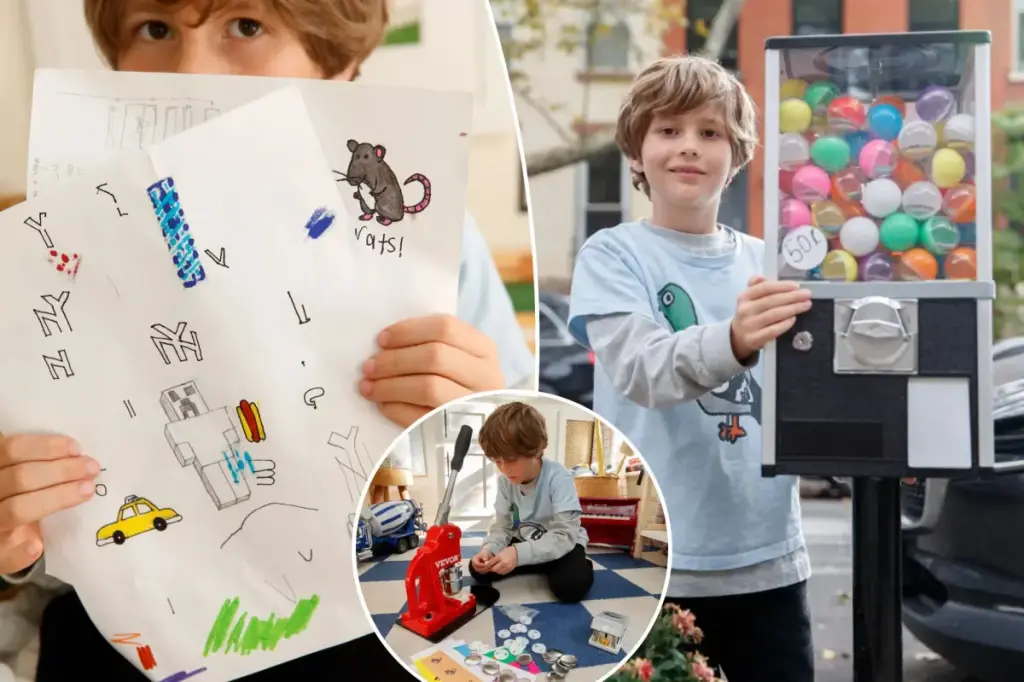 Meet Linus, the 8-year-old vending machine entrepreneur of Brooklyn creating a hidden brand.