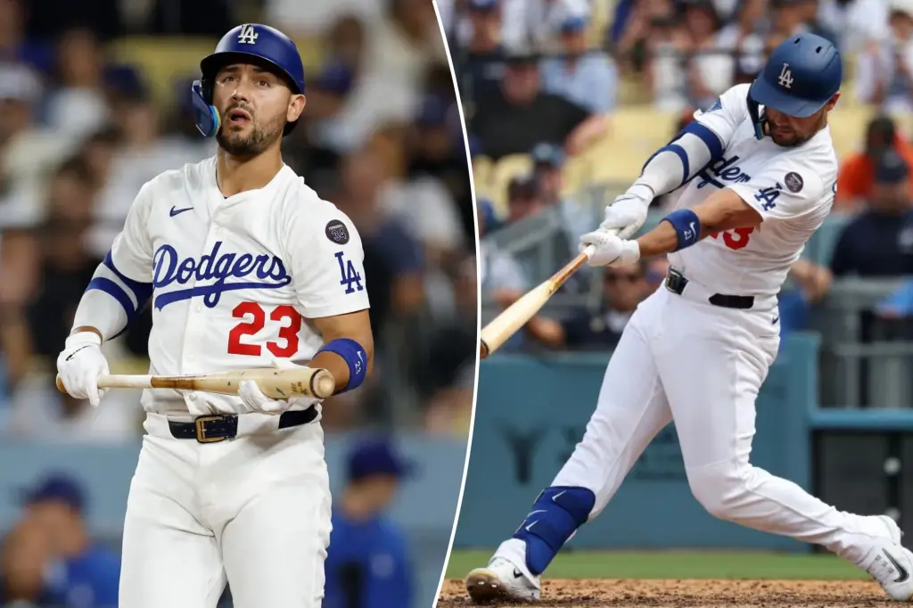 Michael Conforto of the Dodgers is taking advantage of a disappointing postseason.