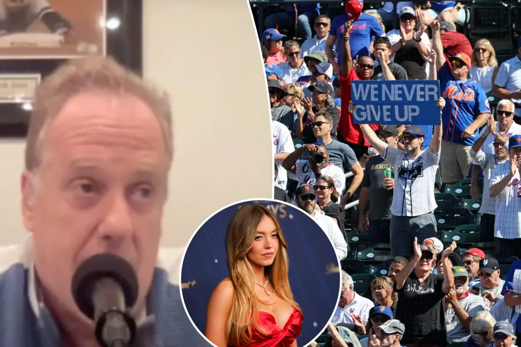 Michael Kay makes a mention of Sydney Sweeney as the conflict with Mets fans continues.