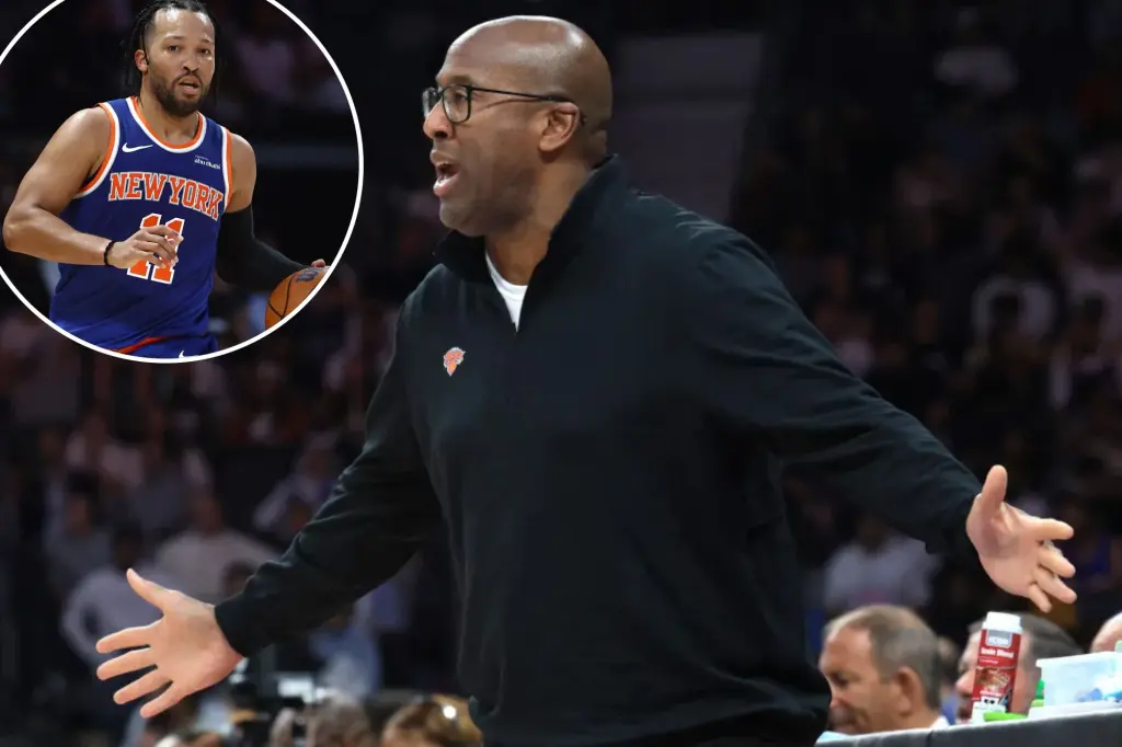Mike Brown outlines strategies for Knicks starters as the season approaches