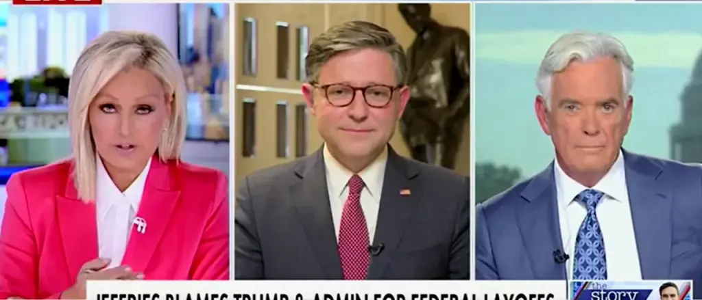 Mike Johnson Dismisses Claims of Debating Hakeem Jeffries, States It Won't Occur Until Government Reopens