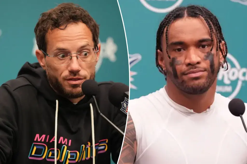 Mike McDaniel unhappy with Tua Tagovailoa's remarks about the Dolphins