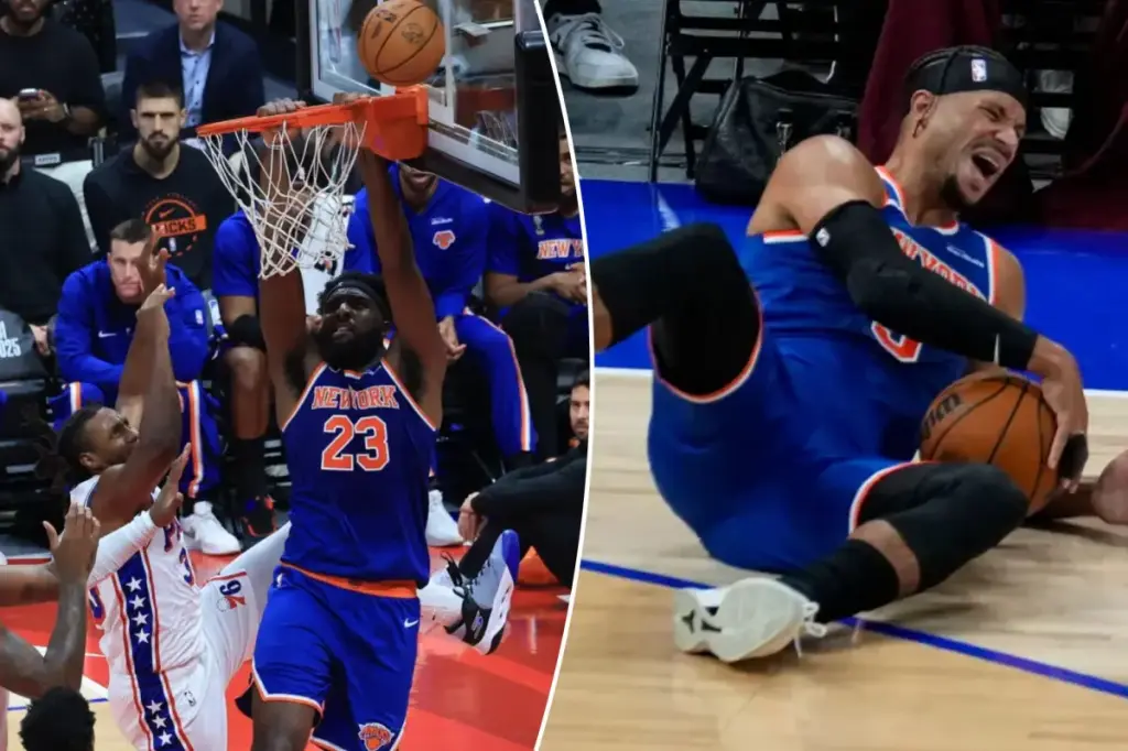 Mitchell Robinson and Josh Hart might not play in the Knicks' first game of the season.