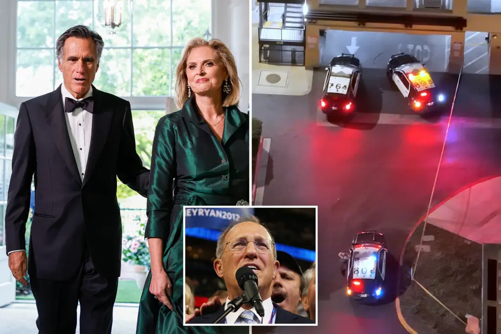 Mitt Romney addresses the situation following the death of his sister-in-law Carrie Elizabeth Romney near a garage in Los Angeles.