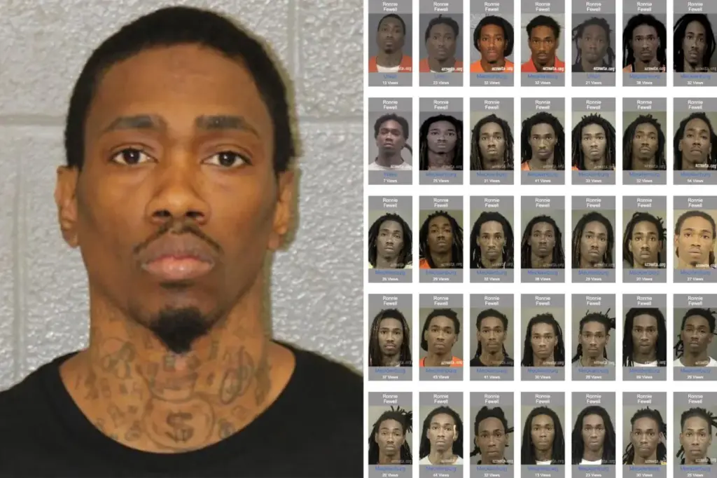 Murder suspect Ronnie Fewell arrested more than 40 times prior to shooting at a North Carolina Motel 6