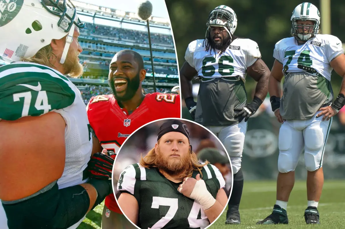 NFL community pays tribute to Nick Mangold following his unexpected passing at 41.