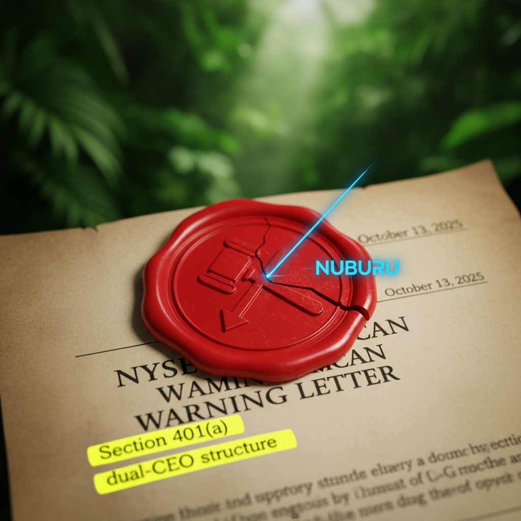 NUBURU Reveals It Did Not Give Required Notice for Dual-CEO Announcement on October 1