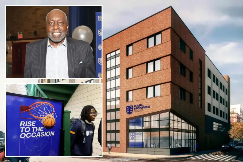 NYC school honoring Knicks legend Earl Monroe stands out as the first charter focused on basketball