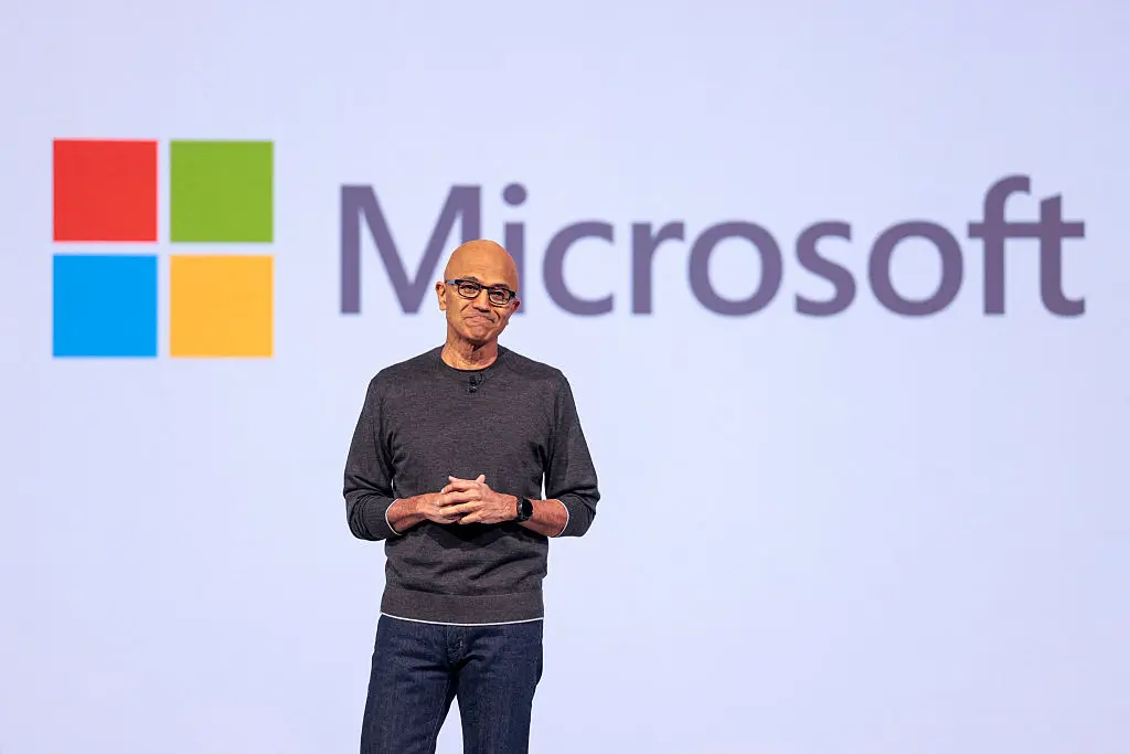 Nadella's yearly pay reaches $96.5 million