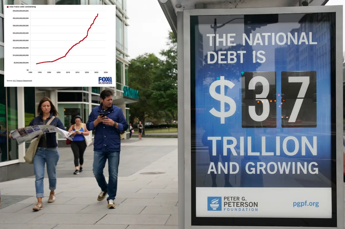 National debt in the US exceeds 38 trillion for the first time ever