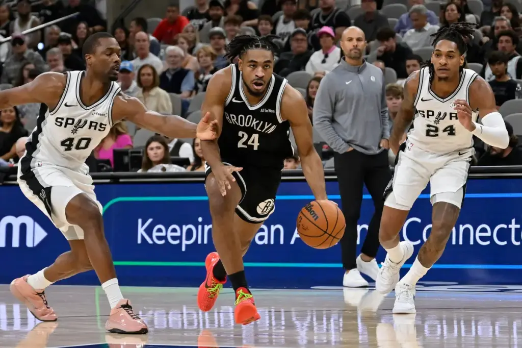 Nets lose fourth-quarter advantage as comeback falls short in defeat to Spurs